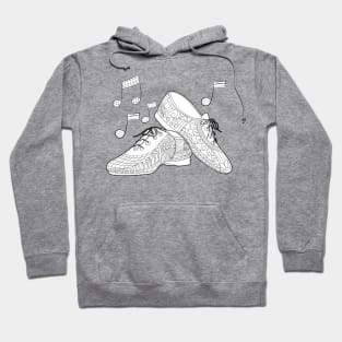 Doodled Jazz Shoes Hoodie